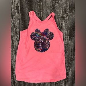 Disney, pink Mickey, sequins tank
